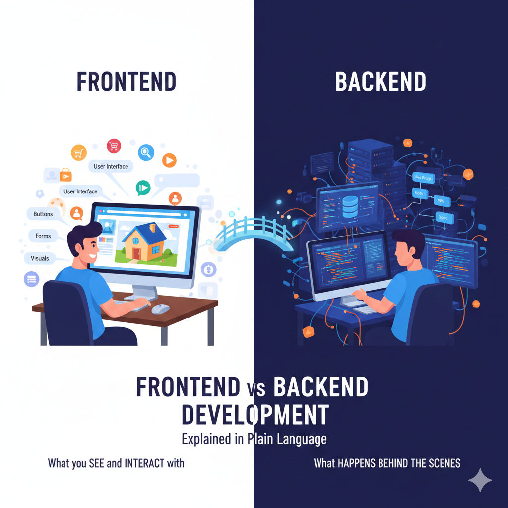 frontend backend