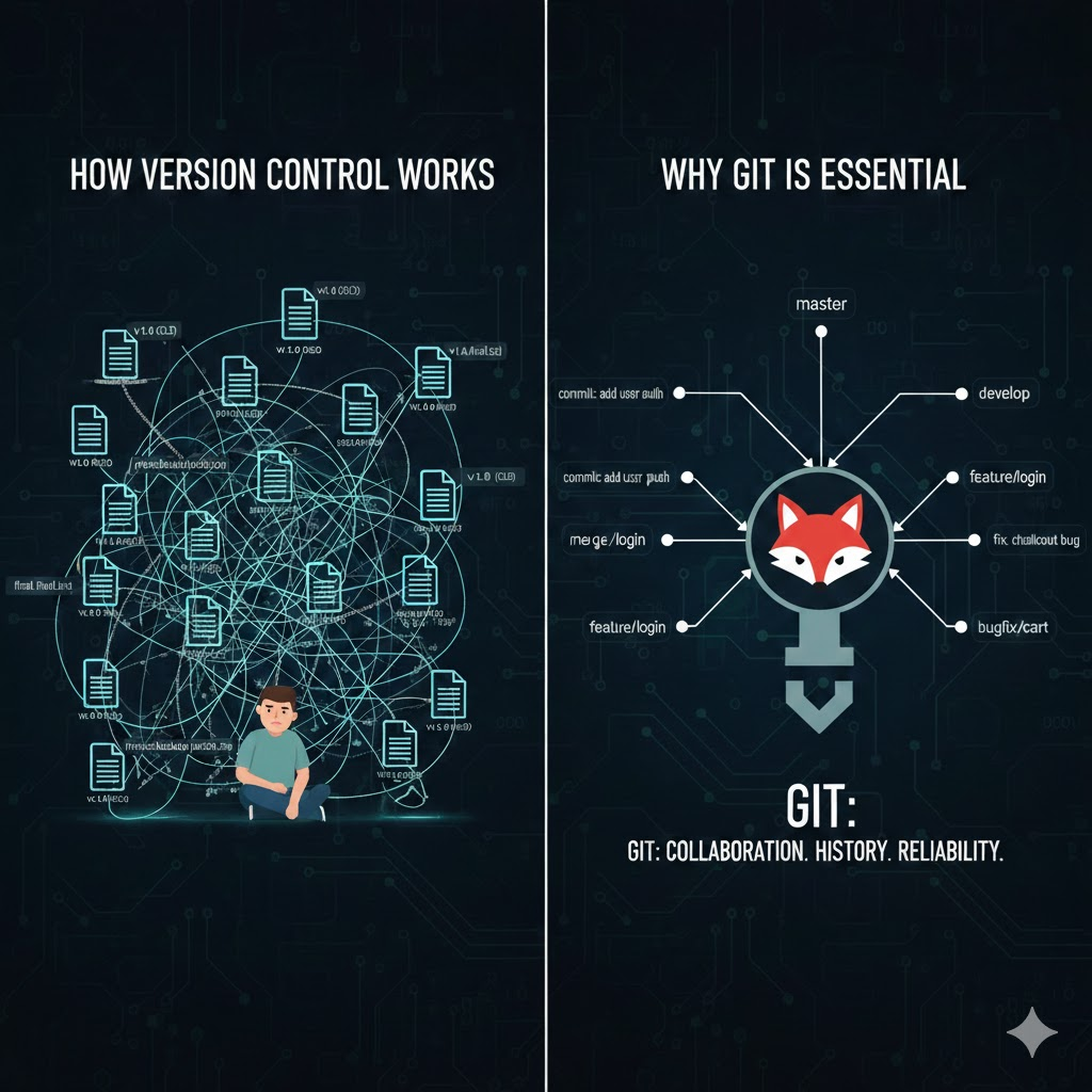 How Version Control Works and Why Git Is Essential for Developers image