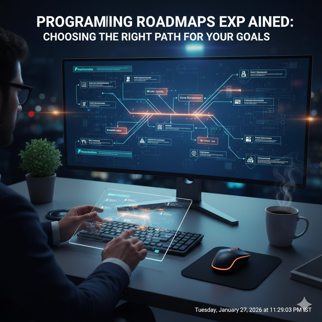 Programming Roadmaps Explained: Choosing the Right Path for Your Goals image