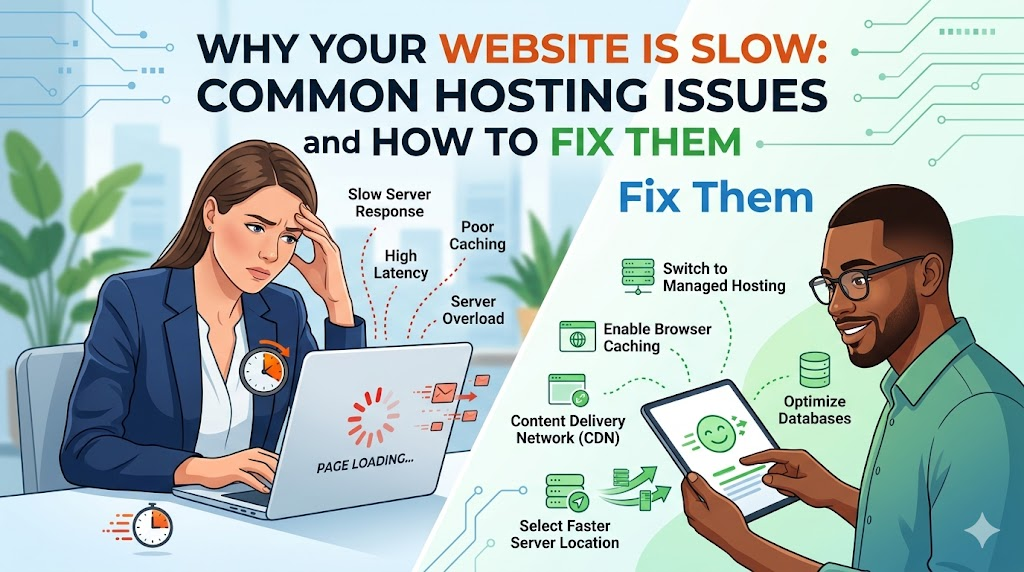Why Your Website Is Slow: Common Hosting Issues and How to Fix Them