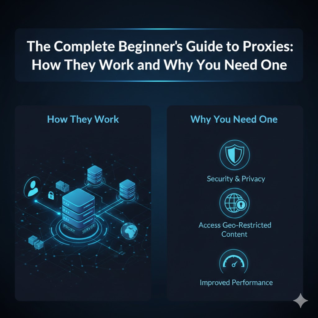 The Complete Beginner’s Guide to Proxies: How They Work and Why You Need One The Complete Beginner’s Guide to Proxies: How They Work and Why You Need One